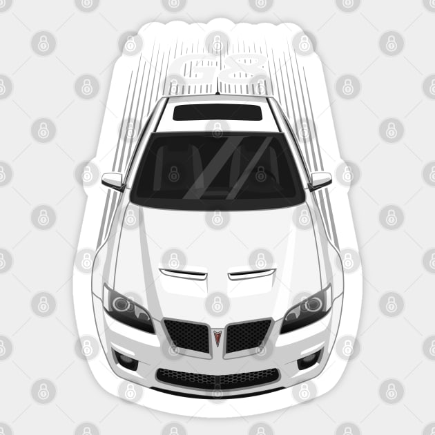 Pontiac G8 2008-2009 - White Sticker by V8social